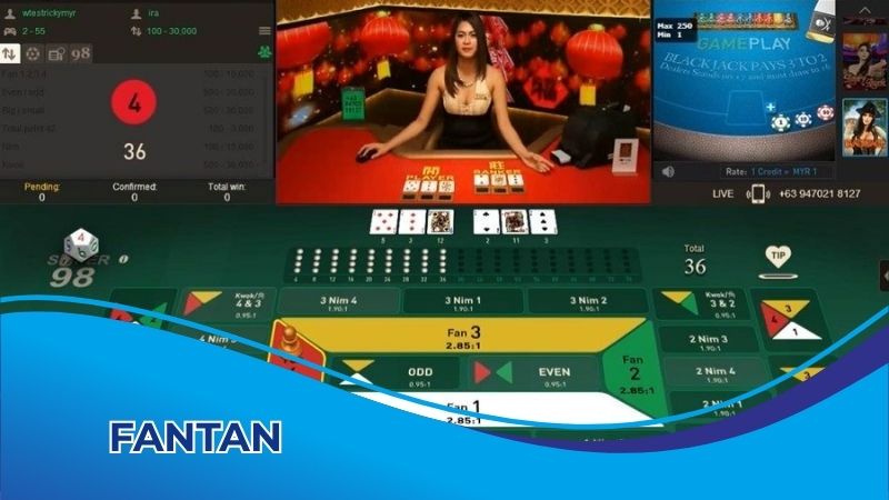 Fantan được yêu thích tại các sòng bài châu Á