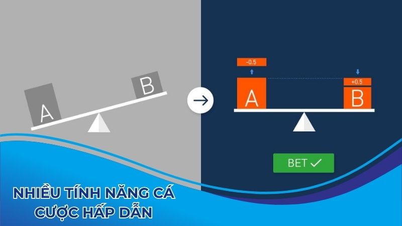 Nhiều tính năng cá cược hấp dẫn