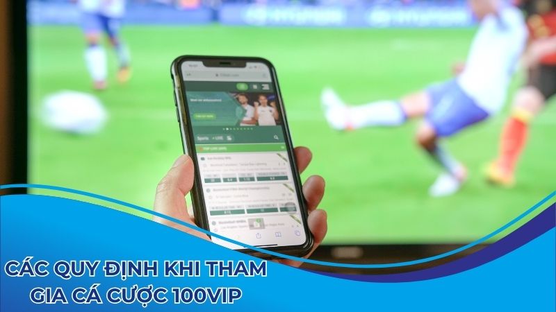 Các quy định khi tham gia cá cược tại 100vip